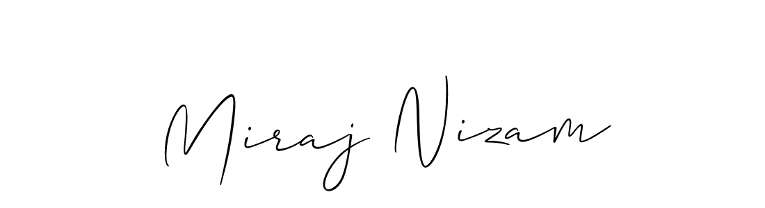 Once you've used our free online signature maker to create your best signature Allison_Script style, it's time to enjoy all of the benefits that Miraj Nizam name signing documents. Miraj Nizam signature style 2 images and pictures png