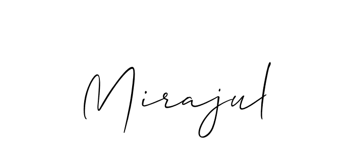 It looks lik you need a new signature style for name Mirajul. Design unique handwritten (Allison_Script) signature with our free signature maker in just a few clicks. Mirajul signature style 2 images and pictures png