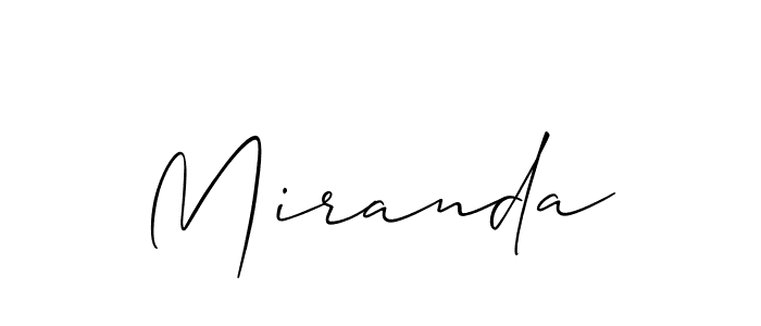 It looks lik you need a new signature style for name Miranda. Design unique handwritten (Allison_Script) signature with our free signature maker in just a few clicks. Miranda signature style 2 images and pictures png