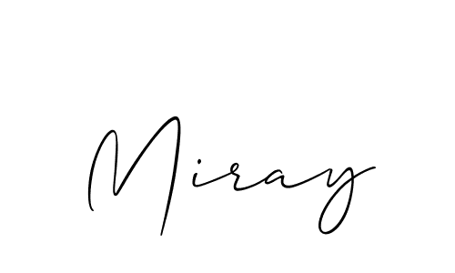 Make a beautiful signature design for name Miray. Use this online signature maker to create a handwritten signature for free. Miray signature style 2 images and pictures png