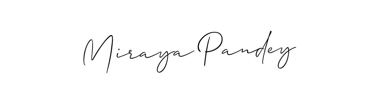 Once you've used our free online signature maker to create your best signature Allison_Script style, it's time to enjoy all of the benefits that Miraya Pandey name signing documents. Miraya Pandey signature style 2 images and pictures png