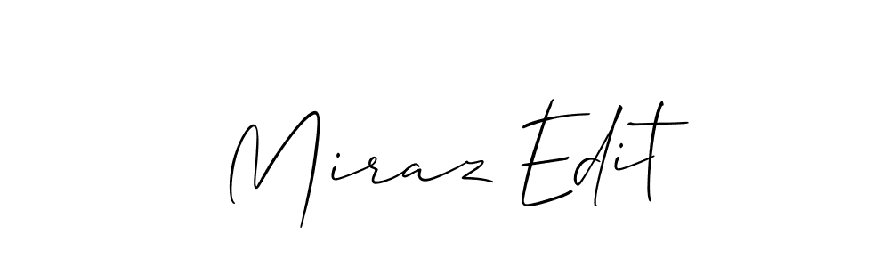 The best way (Allison_Script) to make a short signature is to pick only two or three words in your name. The name Miraz Edit include a total of six letters. For converting this name. Miraz Edit signature style 2 images and pictures png