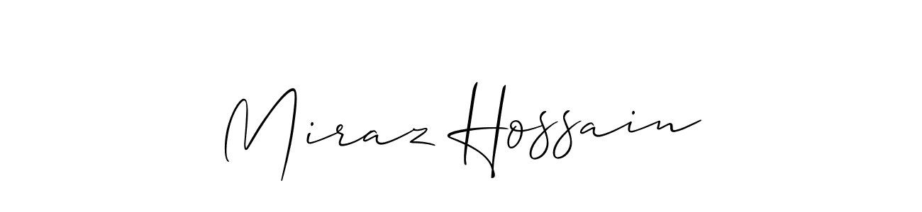 if you are searching for the best signature style for your name Miraz Hossain. so please give up your signature search. here we have designed multiple signature styles  using Allison_Script. Miraz Hossain signature style 2 images and pictures png