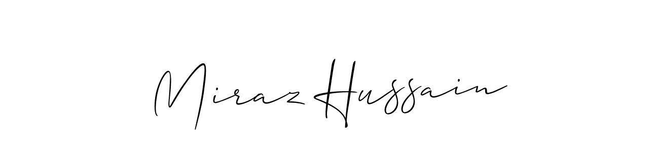 It looks lik you need a new signature style for name Miraz Hussain. Design unique handwritten (Allison_Script) signature with our free signature maker in just a few clicks. Miraz Hussain signature style 2 images and pictures png