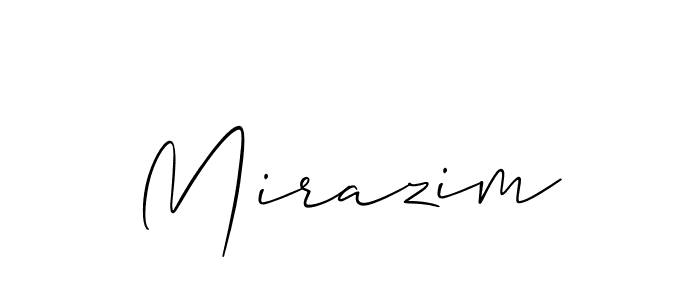 Once you've used our free online signature maker to create your best signature Allison_Script style, it's time to enjoy all of the benefits that Mirazim name signing documents. Mirazim signature style 2 images and pictures png