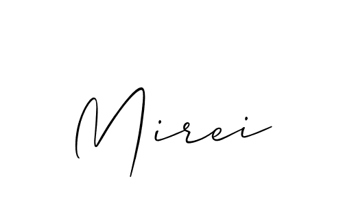 How to Draw Mirei signature style? Allison_Script is a latest design signature styles for name Mirei. Mirei signature style 2 images and pictures png