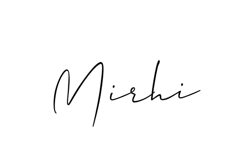 Make a short Mirhi signature style. Manage your documents anywhere anytime using Allison_Script. Create and add eSignatures, submit forms, share and send files easily. Mirhi signature style 2 images and pictures png