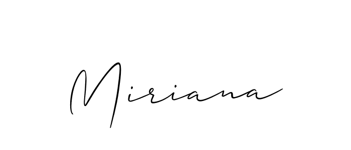 Make a beautiful signature design for name Miriana. Use this online signature maker to create a handwritten signature for free. Miriana signature style 2 images and pictures png