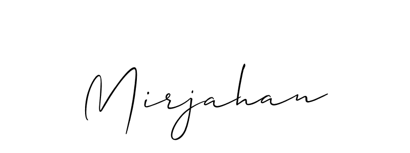 Make a beautiful signature design for name Mirjahan. Use this online signature maker to create a handwritten signature for free. Mirjahan signature style 2 images and pictures png