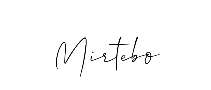 Make a beautiful signature design for name Mirtebo. Use this online signature maker to create a handwritten signature for free. Mirtebo signature style 2 images and pictures png