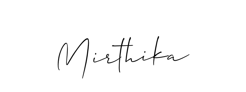Best and Professional Signature Style for Mirthika. Allison_Script Best Signature Style Collection. Mirthika signature style 2 images and pictures png