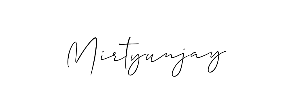 Also You can easily find your signature by using the search form. We will create Mirtyunjay name handwritten signature images for you free of cost using Allison_Script sign style. Mirtyunjay signature style 2 images and pictures png