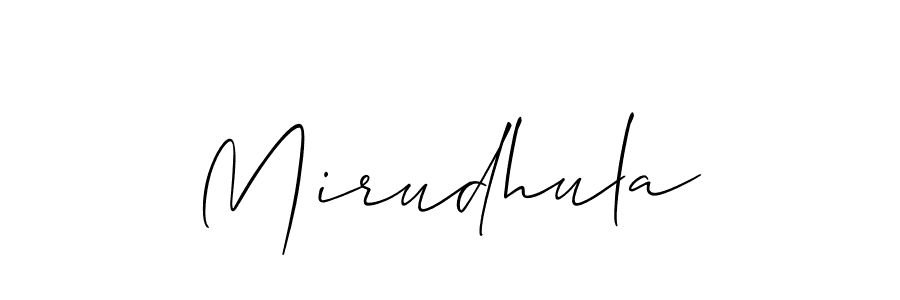 Once you've used our free online signature maker to create your best signature Allison_Script style, it's time to enjoy all of the benefits that Mirudhula name signing documents. Mirudhula signature style 2 images and pictures png