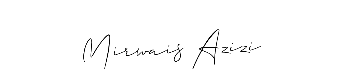 Make a beautiful signature design for name Mirwais Azizi. Use this online signature maker to create a handwritten signature for free. Mirwais Azizi signature style 2 images and pictures png