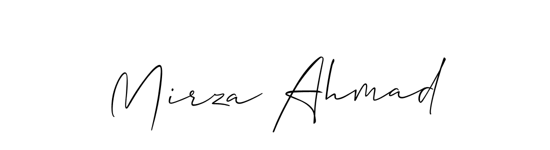Best and Professional Signature Style for Mirza Ahmad. Allison_Script Best Signature Style Collection. Mirza Ahmad signature style 2 images and pictures png