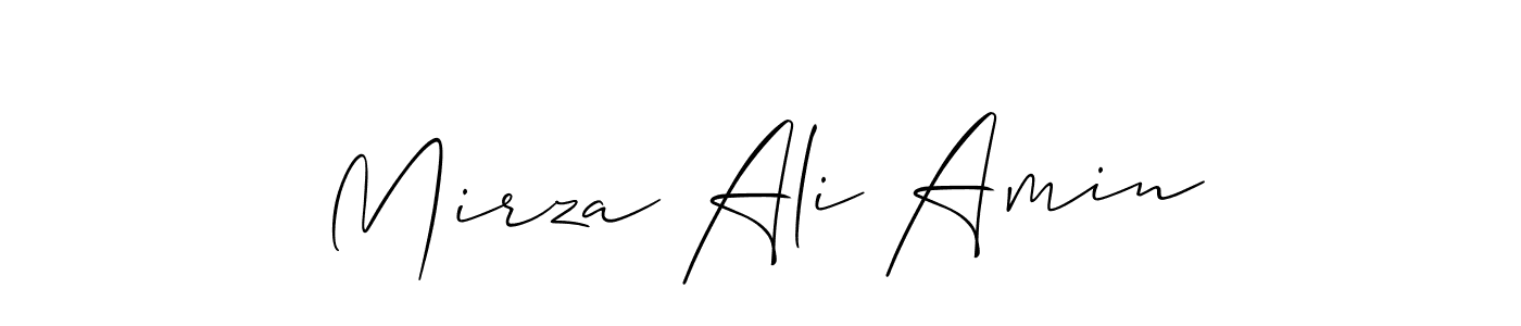 You can use this online signature creator to create a handwritten signature for the name Mirza Ali Amin. This is the best online autograph maker. Mirza Ali Amin signature style 2 images and pictures png