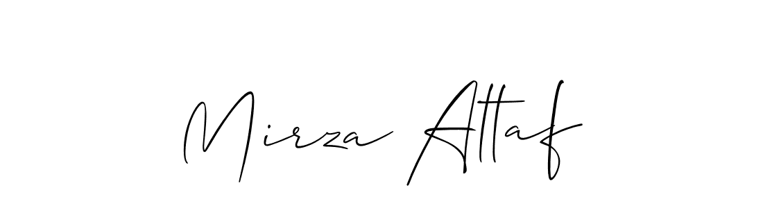 Also we have Mirza Altaf name is the best signature style. Create professional handwritten signature collection using Allison_Script autograph style. Mirza Altaf signature style 2 images and pictures png