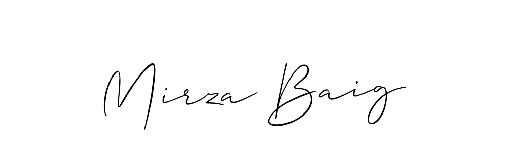 Check out images of Autograph of Mirza Baig name. Actor Mirza Baig Signature Style. Allison_Script is a professional sign style online. Mirza Baig signature style 2 images and pictures png