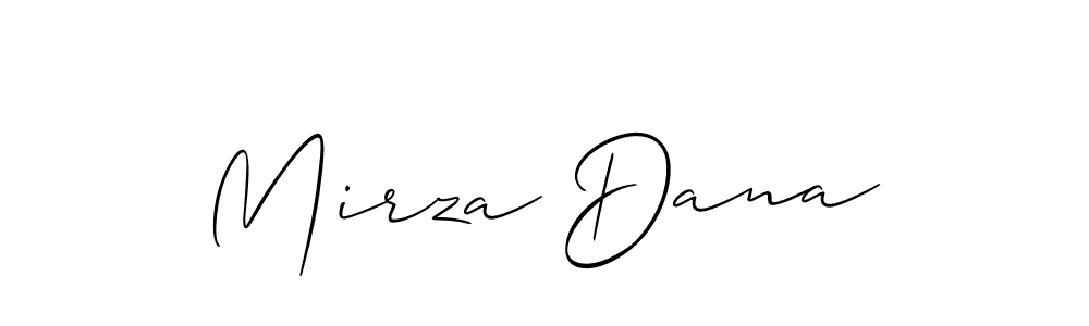 Create a beautiful signature design for name Mirza Dana. With this signature (Allison_Script) fonts, you can make a handwritten signature for free. Mirza Dana signature style 2 images and pictures png