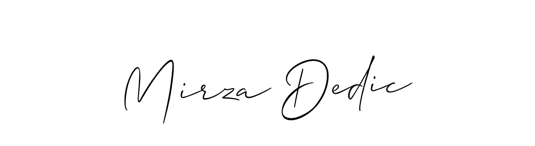 Once you've used our free online signature maker to create your best signature Allison_Script style, it's time to enjoy all of the benefits that Mirza Dedic name signing documents. Mirza Dedic signature style 2 images and pictures png