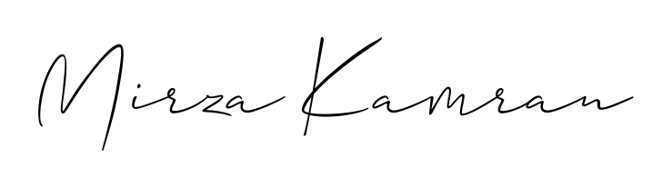 Make a beautiful signature design for name Mirza Kamran. Use this online signature maker to create a handwritten signature for free. Mirza Kamran signature style 2 images and pictures png