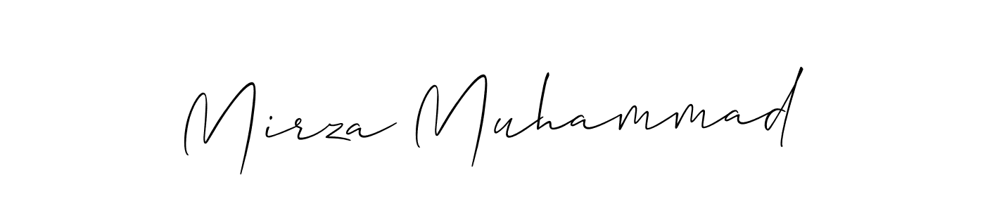 Also You can easily find your signature by using the search form. We will create Mirza Muhammad name handwritten signature images for you free of cost using Allison_Script sign style. Mirza Muhammad signature style 2 images and pictures png