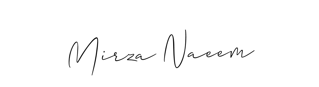 Make a beautiful signature design for name Mirza Naeem. Use this online signature maker to create a handwritten signature for free. Mirza Naeem signature style 2 images and pictures png
