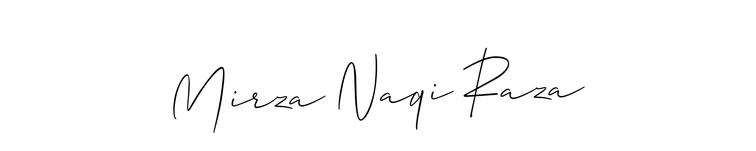 Make a beautiful signature design for name Mirza Naqi Raza. Use this online signature maker to create a handwritten signature for free. Mirza Naqi Raza signature style 2 images and pictures png