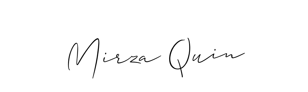 if you are searching for the best signature style for your name Mirza Quin. so please give up your signature search. here we have designed multiple signature styles  using Allison_Script. Mirza Quin signature style 2 images and pictures png