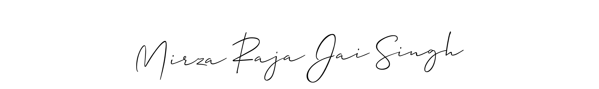 Make a beautiful signature design for name Mirza Raja Jai Singh. Use this online signature maker to create a handwritten signature for free. Mirza Raja Jai Singh signature style 2 images and pictures png