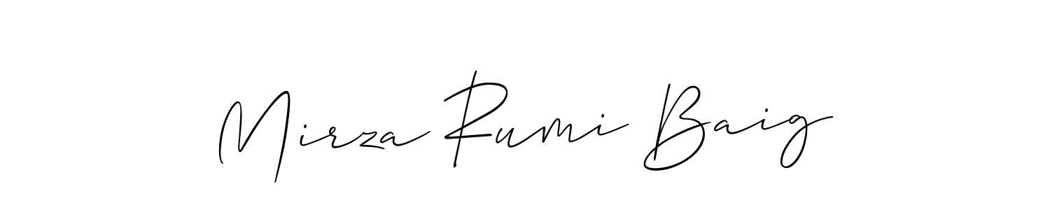 See photos of Mirza Rumi Baig official signature by Spectra . Check more albums & portfolios. Read reviews & check more about Allison_Script font. Mirza Rumi Baig signature style 2 images and pictures png