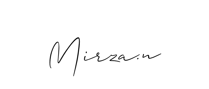Also we have Mirza.n name is the best signature style. Create professional handwritten signature collection using Allison_Script autograph style. Mirza.n signature style 2 images and pictures png