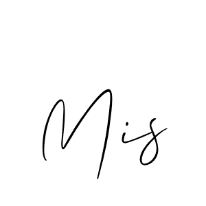 Similarly Allison_Script is the best handwritten signature design. Signature creator online .You can use it as an online autograph creator for name Mis. Mis signature style 2 images and pictures png