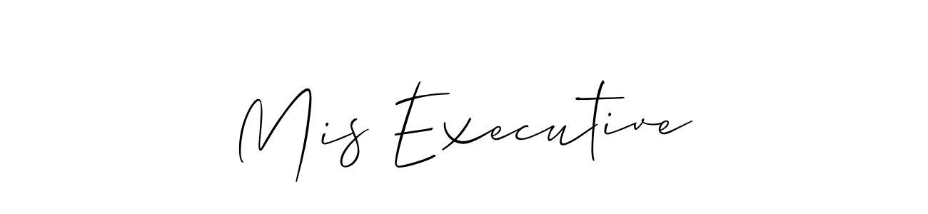 Once you've used our free online signature maker to create your best signature Allison_Script style, it's time to enjoy all of the benefits that Mis Executive name signing documents. Mis Executive signature style 2 images and pictures png