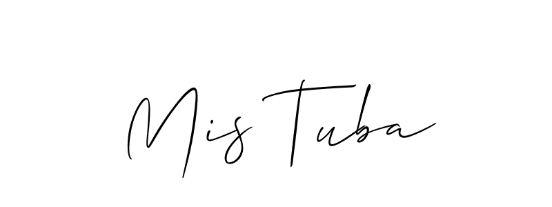 Check out images of Autograph of Mis Tuba name. Actor Mis Tuba Signature Style. Allison_Script is a professional sign style online. Mis Tuba signature style 2 images and pictures png
