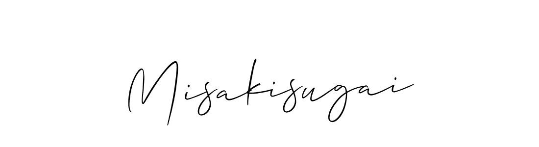 Create a beautiful signature design for name Misakisugai. With this signature (Allison_Script) fonts, you can make a handwritten signature for free. Misakisugai signature style 2 images and pictures png