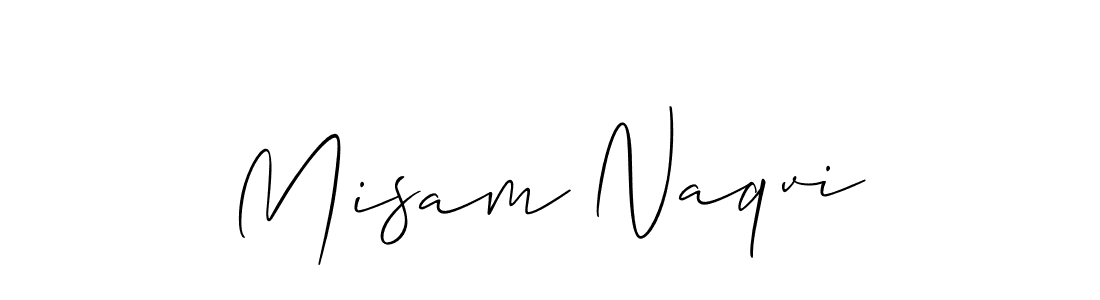 It looks lik you need a new signature style for name Misam Naqvi. Design unique handwritten (Allison_Script) signature with our free signature maker in just a few clicks. Misam Naqvi signature style 2 images and pictures png