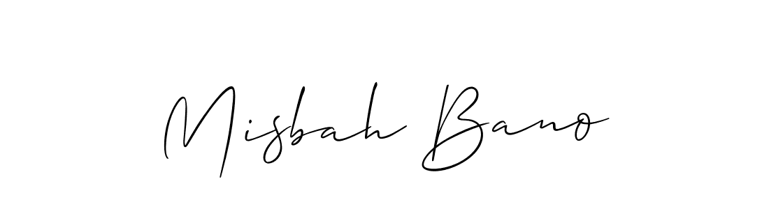 Also we have Misbah Bano name is the best signature style. Create professional handwritten signature collection using Allison_Script autograph style. Misbah Bano signature style 2 images and pictures png