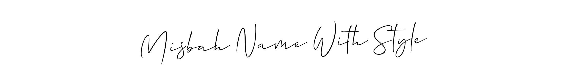 It looks lik you need a new signature style for name Misbah Name With Style. Design unique handwritten (Allison_Script) signature with our free signature maker in just a few clicks. Misbah Name With Style signature style 2 images and pictures png