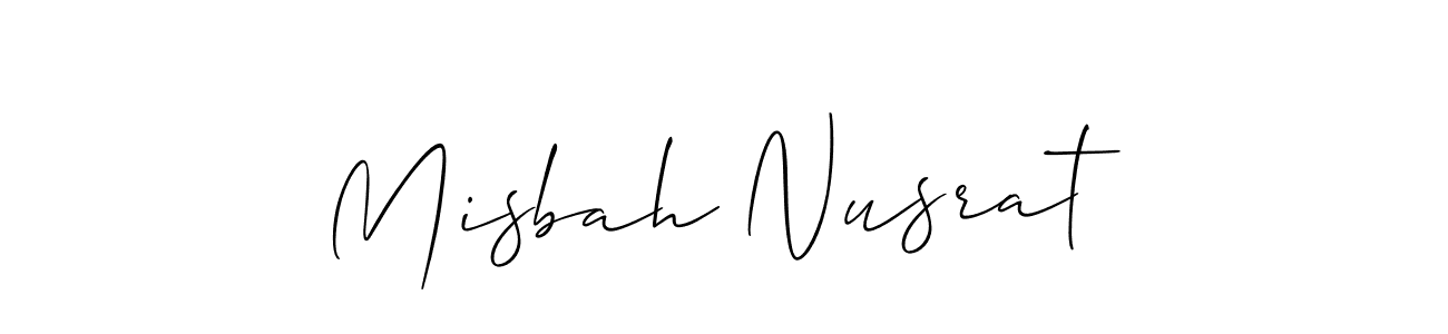 if you are searching for the best signature style for your name Misbah Nusrat. so please give up your signature search. here we have designed multiple signature styles  using Allison_Script. Misbah Nusrat signature style 2 images and pictures png