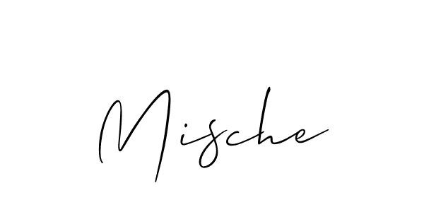 How to Draw Mische signature style? Allison_Script is a latest design signature styles for name Mische. Mische signature style 2 images and pictures png