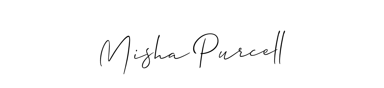 if you are searching for the best signature style for your name Misha Purcell. so please give up your signature search. here we have designed multiple signature styles  using Allison_Script. Misha Purcell signature style 2 images and pictures png