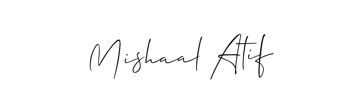 Here are the top 10 professional signature styles for the name Mishaal Atif. These are the best autograph styles you can use for your name. Mishaal Atif signature style 2 images and pictures png