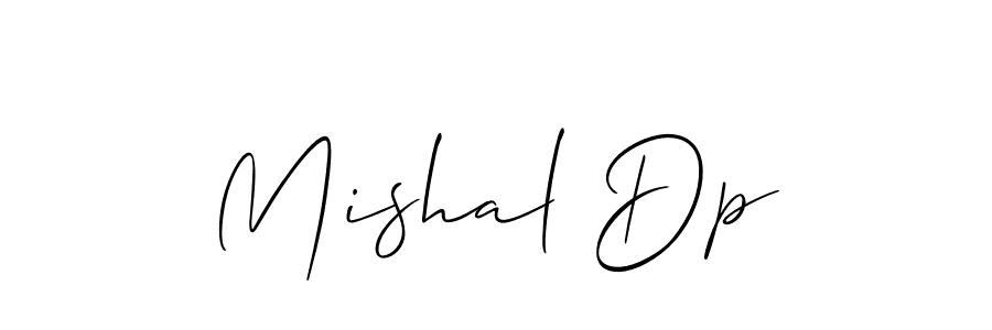 Allison_Script is a professional signature style that is perfect for those who want to add a touch of class to their signature. It is also a great choice for those who want to make their signature more unique. Get Mishal Dp name to fancy signature for free. Mishal Dp signature style 2 images and pictures png