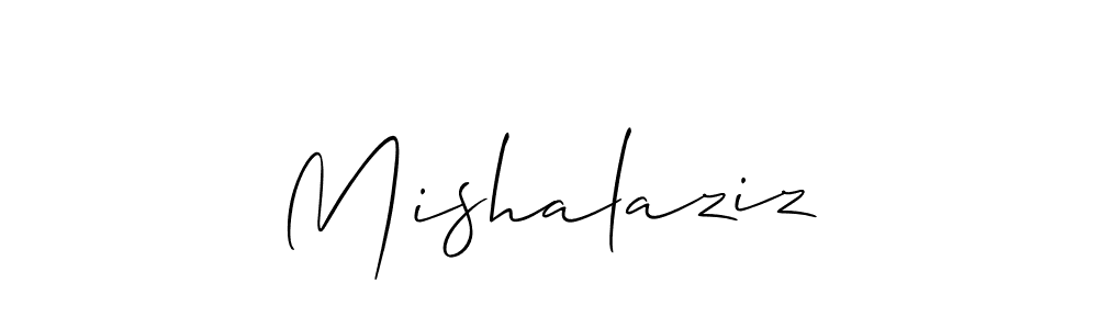 Also we have Mishalaziz name is the best signature style. Create professional handwritten signature collection using Allison_Script autograph style. Mishalaziz signature style 2 images and pictures png