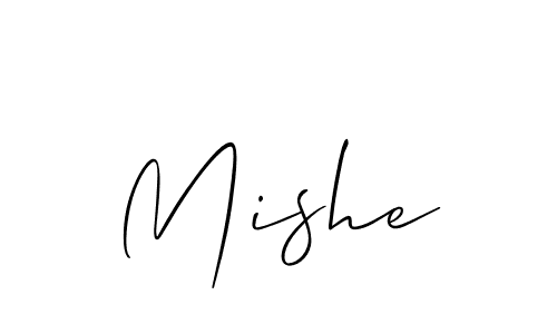 Mishe stylish signature style. Best Handwritten Sign (Allison_Script) for my name. Handwritten Signature Collection Ideas for my name Mishe. Mishe signature style 2 images and pictures png