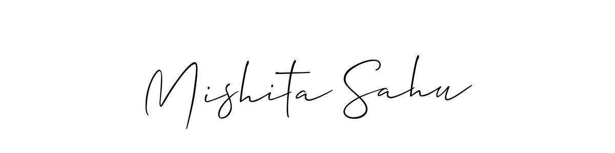 Check out images of Autograph of Mishita Sahu name. Actor Mishita Sahu Signature Style. Allison_Script is a professional sign style online. Mishita Sahu signature style 2 images and pictures png