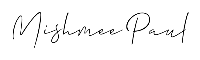 Download transparent PNG signature for name Mishmee Paul styled with Allison_Script font. Ready to paste directly into PDF and Word agreements. Mishmee Paul signature style 2 images and pictures png