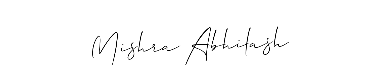 Mishra Abhilash stylish signature style. Best Handwritten Sign (Allison_Script) for my name. Handwritten Signature Collection Ideas for my name Mishra Abhilash. Mishra Abhilash signature style 2 images and pictures png