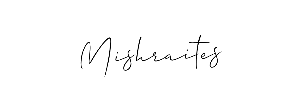 How to Draw Mishraites signature style? Allison_Script is a latest design signature styles for name Mishraites. Mishraites signature style 2 images and pictures png